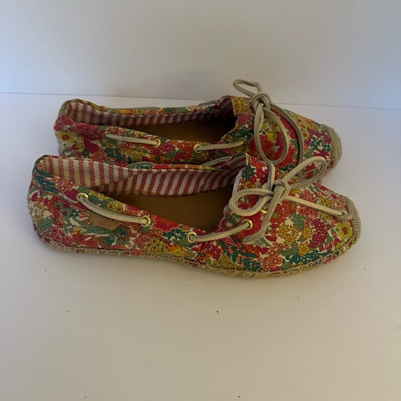 Sperry Floral Lace-Up Espadrilles - Picture 1 of 8